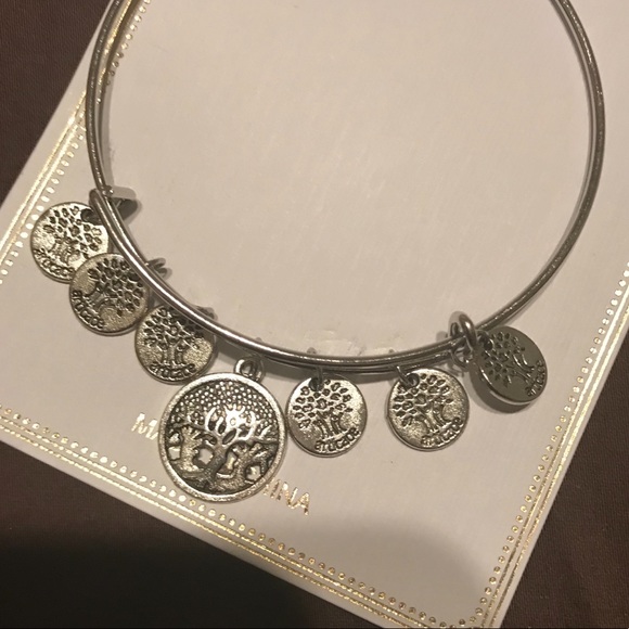 Tree of Life Bracelet Silver Plated Expandable Bangle NEW by Crystal Collection - Picture 3 of 4